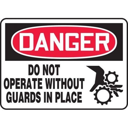 OSHA DANGER SAFETY SIGN DO NOT MEQM014XL